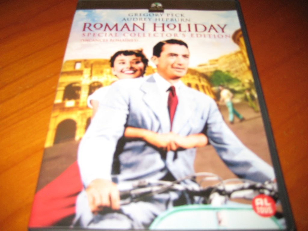 DVD, Roman Holiday met Audrey Hepburn + Gregory Peck, Cd's en Dvd's, Alle leeftijden, Ophalen of Verzenden, Zo goed als nieuw