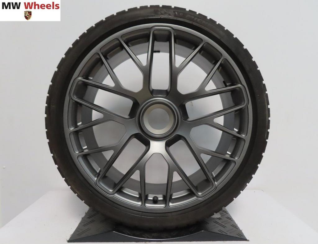 Porsche 20 inch Origineel 911 991 velgen Turbo winterbanden, -, -, Banden en Velgen, 20 inch