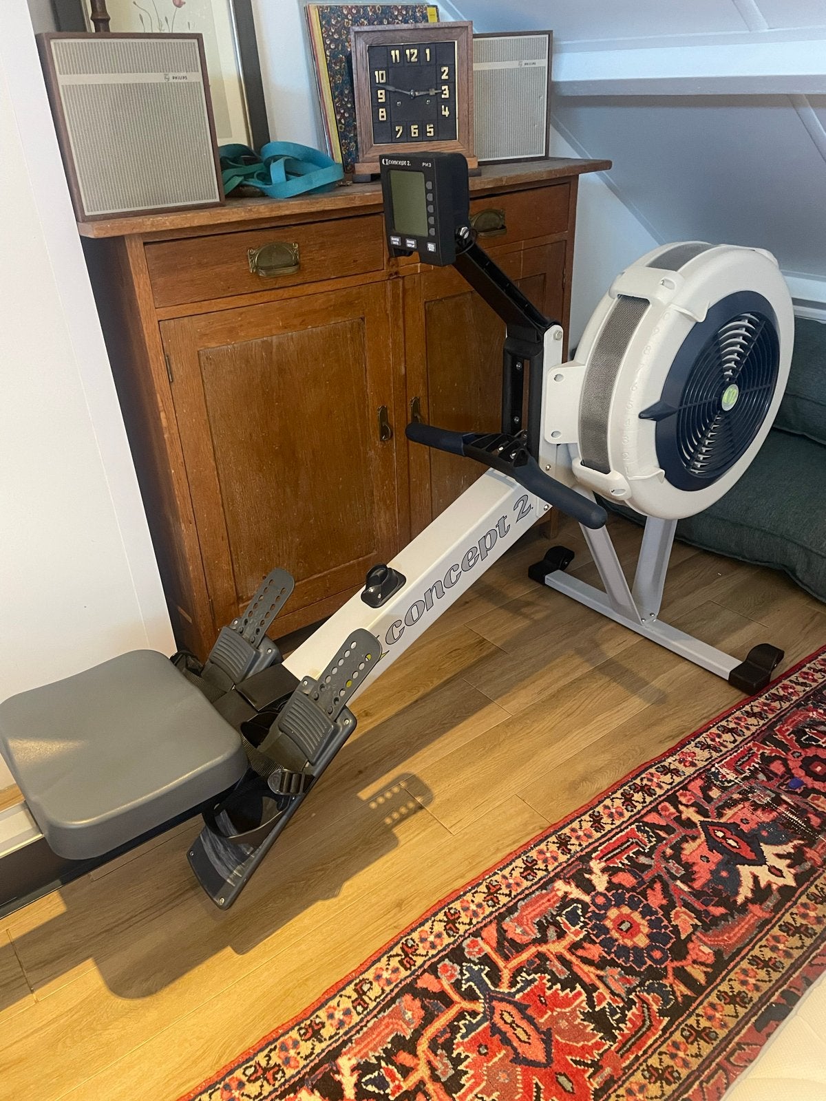Concept 2 Roeitrainer Model D/E PM3 - Zo goed als nieuw, Ophalen, Armen, Zo goed als nieuw, Metaal