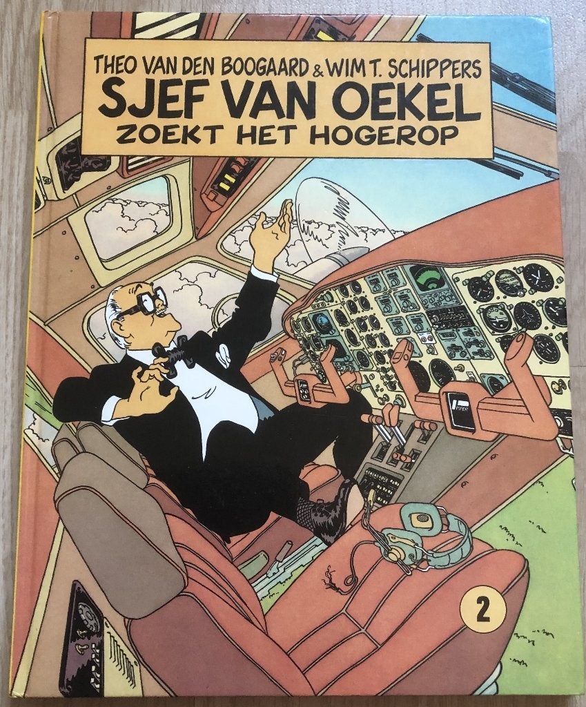 SJEF VAN OEKEL - ZOEKT HET HOGER OP, Eén stripboek, Ophalen of Verzenden, Zo goed als nieuw