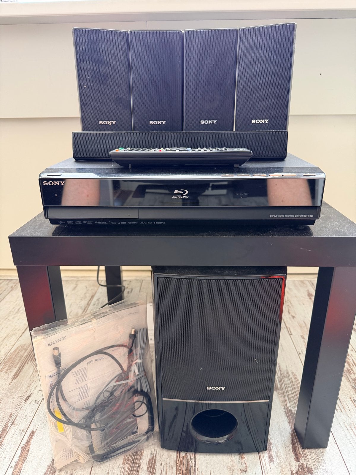 Sony Blu-ray Home Cinema Set met 5.1 Luidsprekersysteem, Ophalen, Gebruikt, Blu-ray-speler, 70 watt of meer