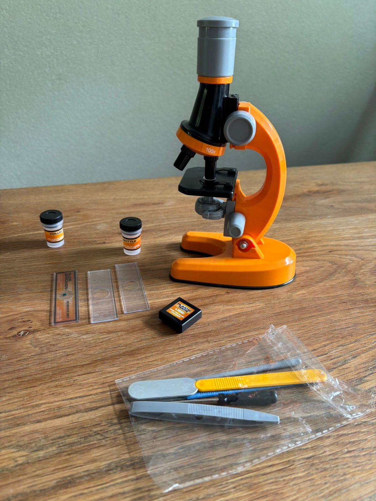 Junior Microscoop - X1200 - LED - Educatief Speelgoed, Ophalen of Verzenden, Zo goed als nieuw, Ontdekken, Met licht