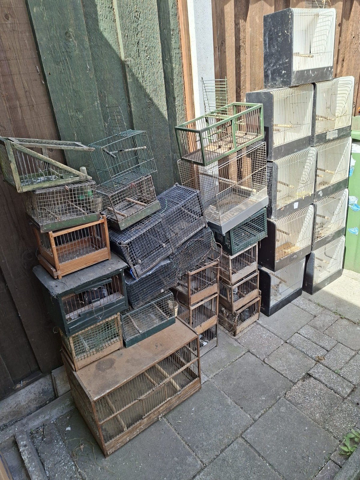 div vogel kooien los te koop Of in 1 koop vangkooi, Ophalen of Verzenden, Gebruikt, Hout, Overige typen