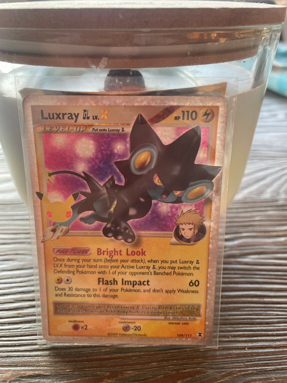 Luxray GL LV.X Pokémon Kaart 109/111, Ophalen of Verzenden, Zo goed als nieuw, Losse kaart