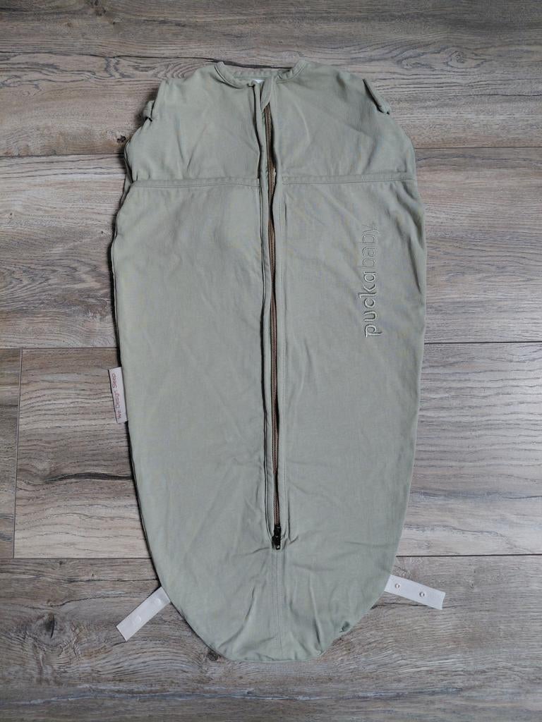 Puckababy mini, Olive, zeer goede staat, Kinderen en Baby's, Dekens, Slaapzakjes en Inbakerproducten, Zo goed als nieuw, Bakerzak of Bakerdoek