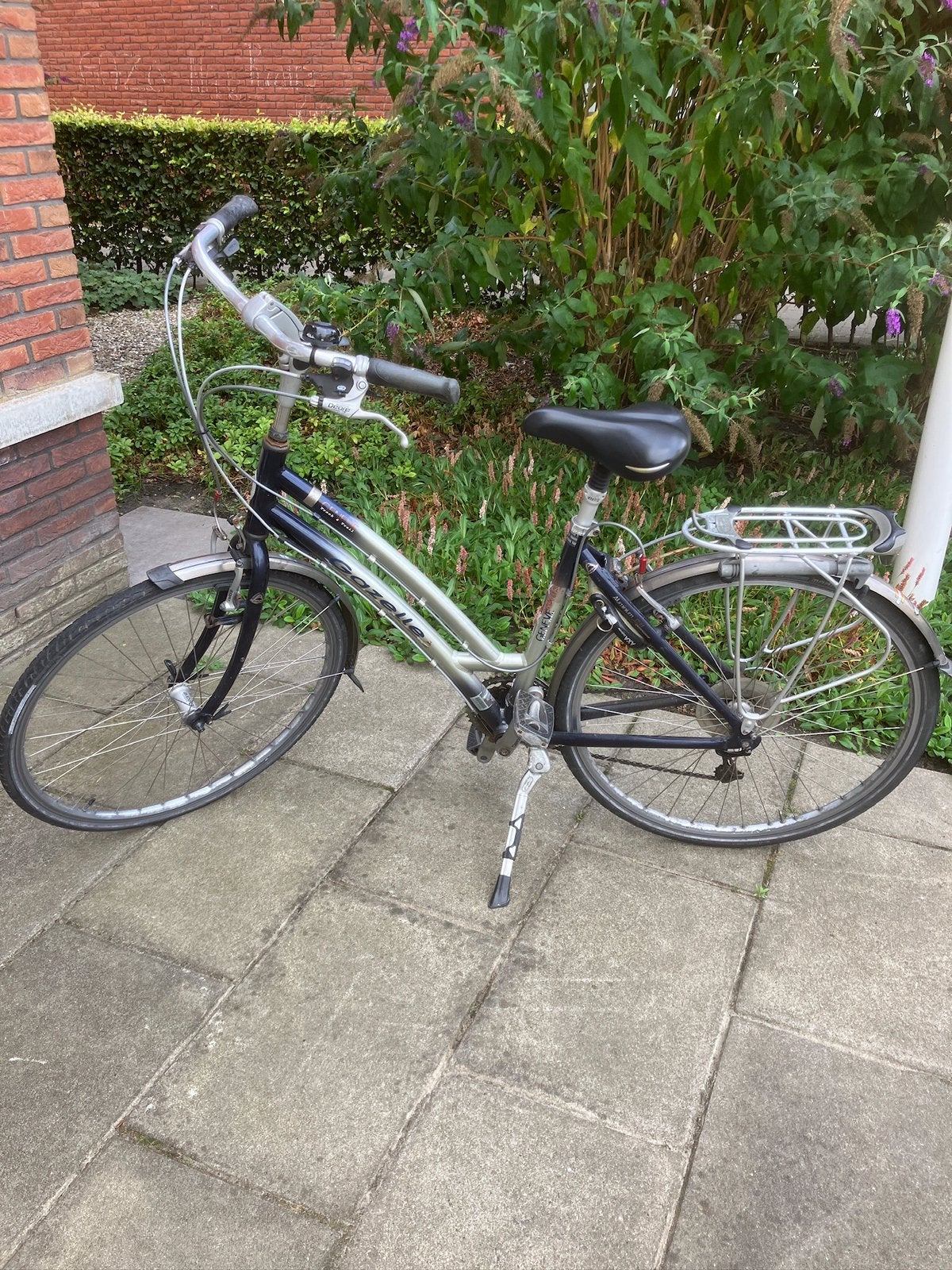 Gazelle Dames fiets met versnelling, Gebruikt, 26 inch, 10 tot 15 versnellingen, Velgrem
