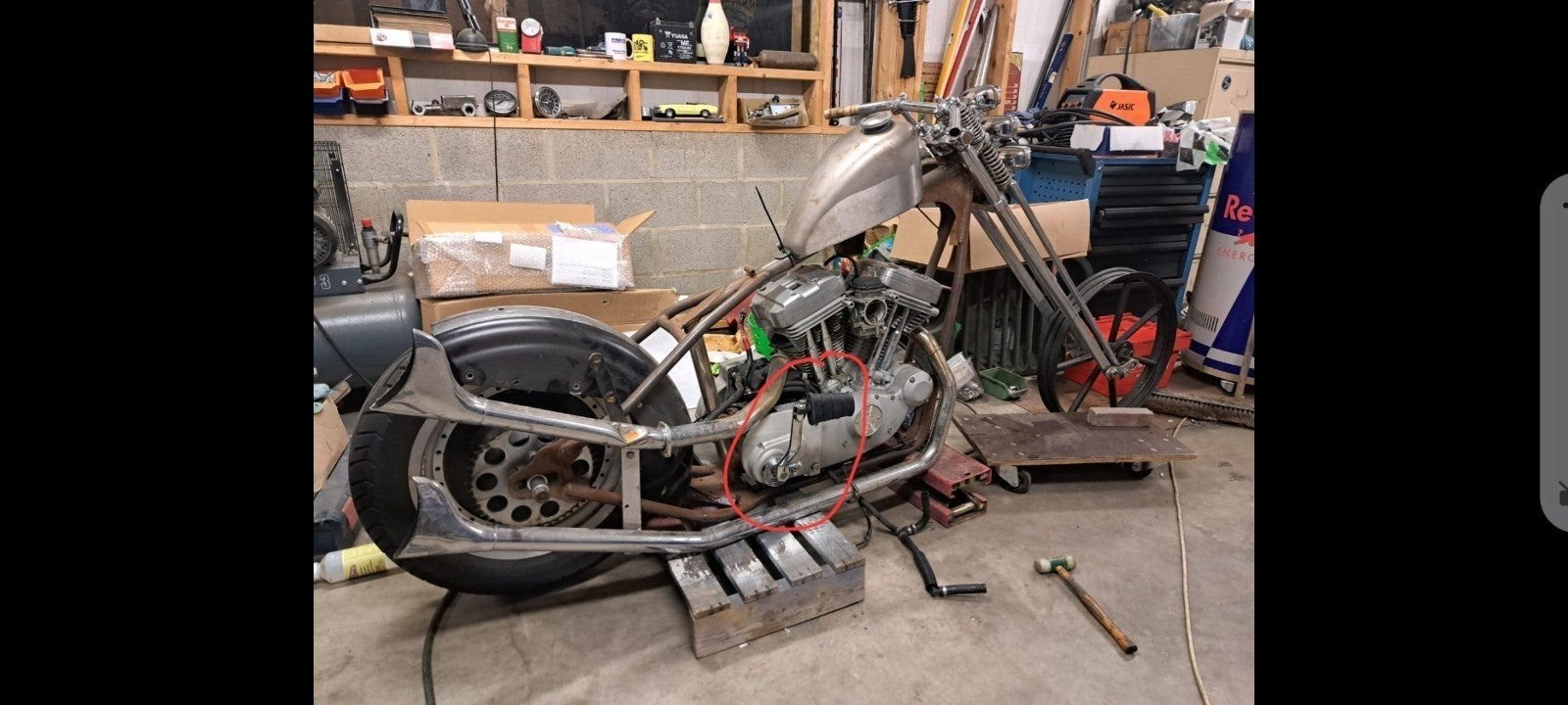 Old school sportster chopper project., Ophalen, Nieuw