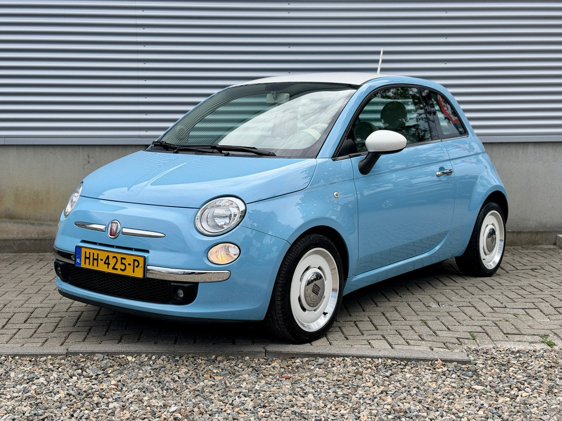 Fiat 500 0.9 TwinAir Turbo Vintage '57 [ leer,ecc,cruise ], Auto's, Voorwielaandrijving, Dealer onderhouden, Gebruikt, 905 kg
