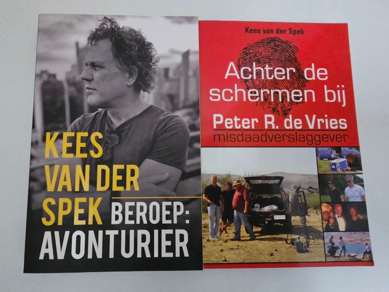 Boeken Kees van der Spek Beroep Avonturier & Achter de Scher, Ophalen of Verzenden, Gelezen