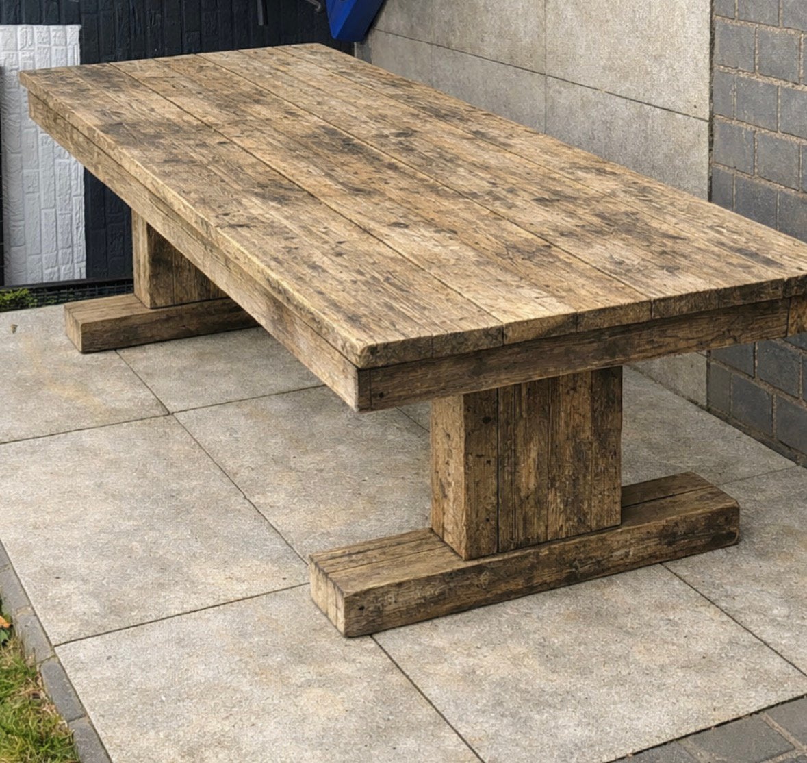 Opknapper tafel, Huis en Inrichting, Tafels | Eettafels, Gebruikt, 200 cm of meer, Rechthoekig, 50 tot 100 cm