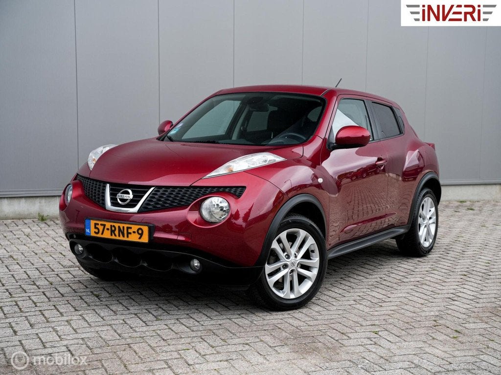Nissan Juke 1.6 NAP | Leder | Trekhaak | Dealer OH | Camera, Auto's, Euro 5, Zwart, 4 cilinders, 49 €/maand