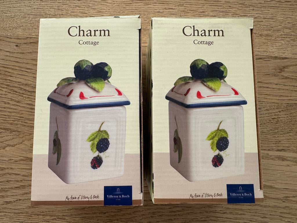 Jampotjes van Villeroy en Boch, Huis en Inrichting, Keuken | Servies, Ophalen, Overige typen, Nieuw, Overige stijlen