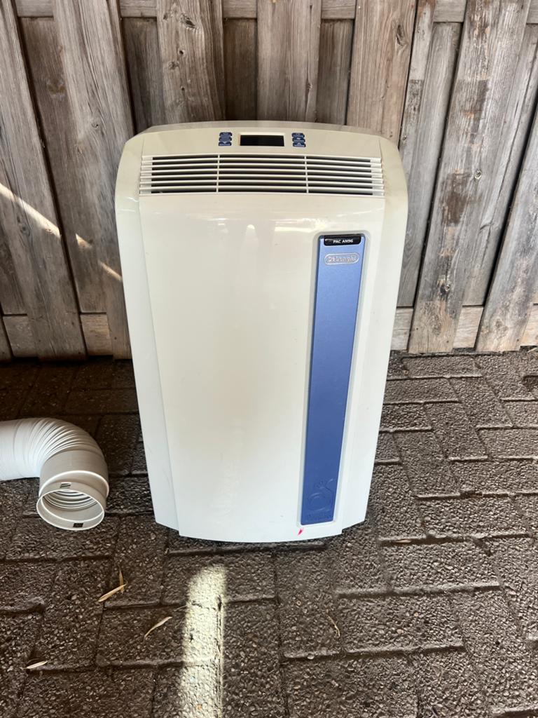 DeLonghi mobiele airco, Ophalen, Gebruikt, Minder dan 60 m³, 3 snelheden of meer