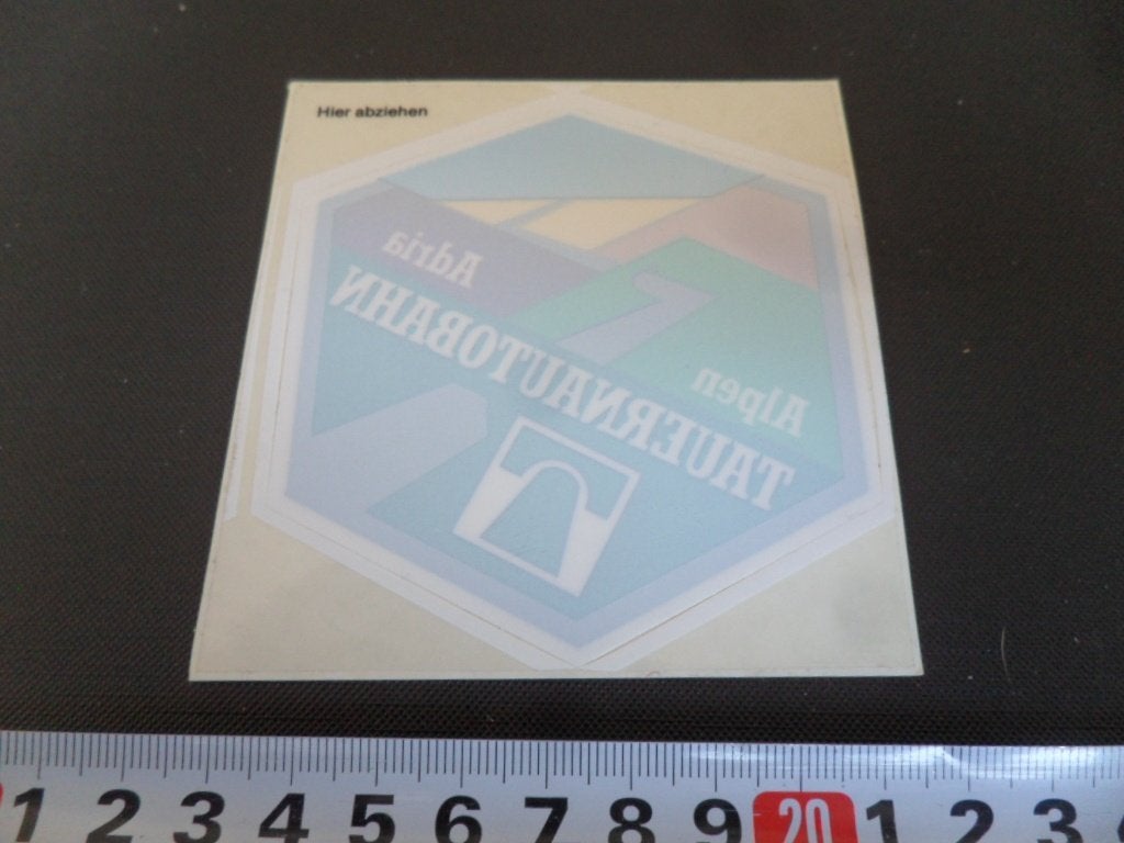 sticker Raamsticker Oostenrijk TAUERNAUTOBAHN Algau Adria, Verzamelen, Stickers, Ophalen of Verzenden, Zo goed als nieuw