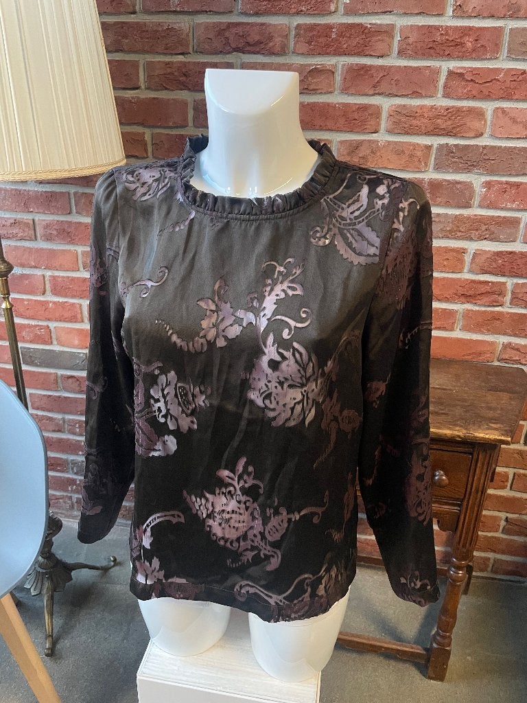 Mooie top van Coster Copenhagen maat S 36, Kleding | Dames, Tops, Bruin, Zo goed als nieuw, Lange mouw, Maat 36 (S)