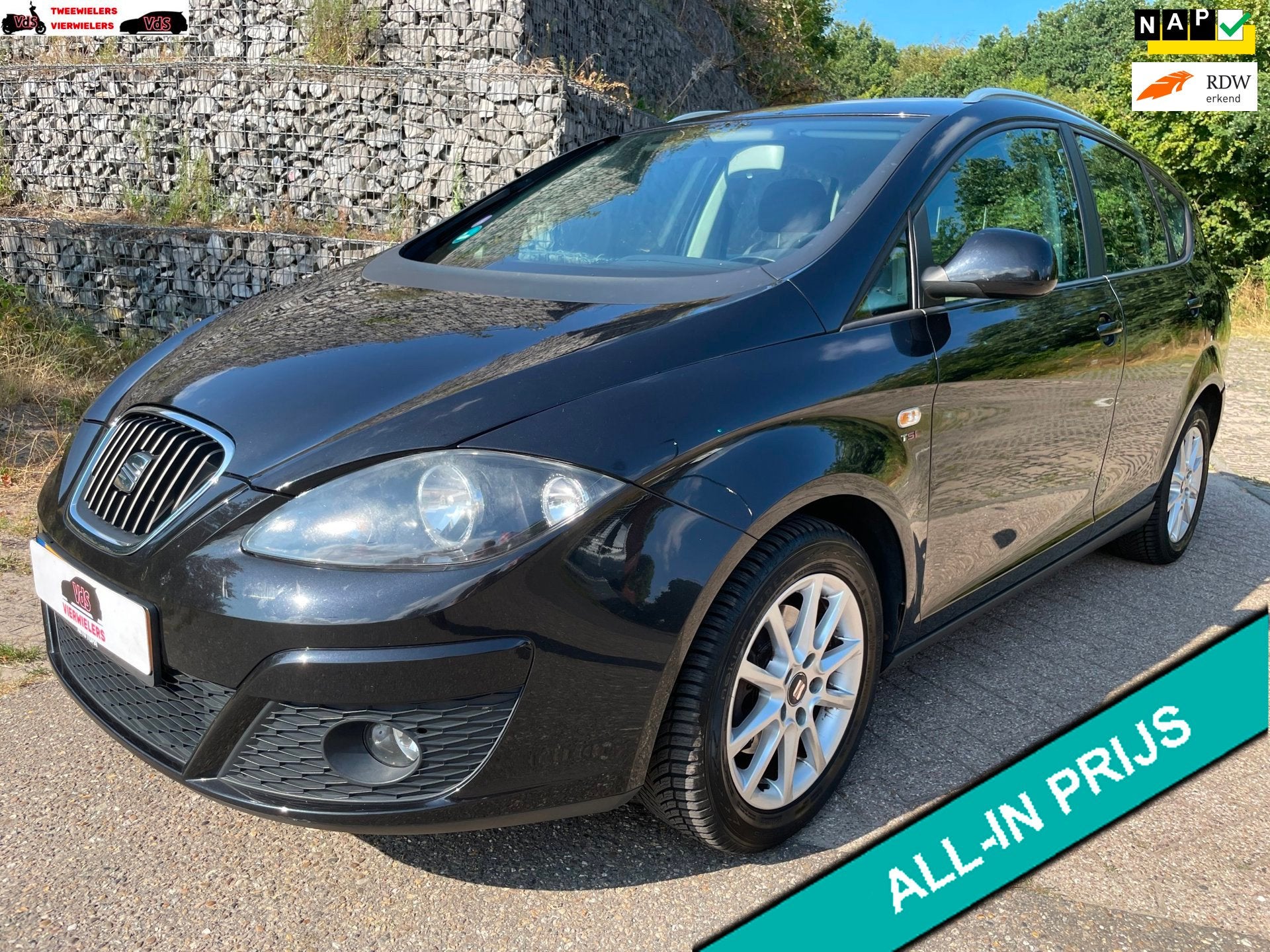 Seat Altea XL 1.8 TFSI Style Parkeersen- Trekhaak - Climat-, Voorwielaandrijving, Euro 5, Stof, Gebruikt