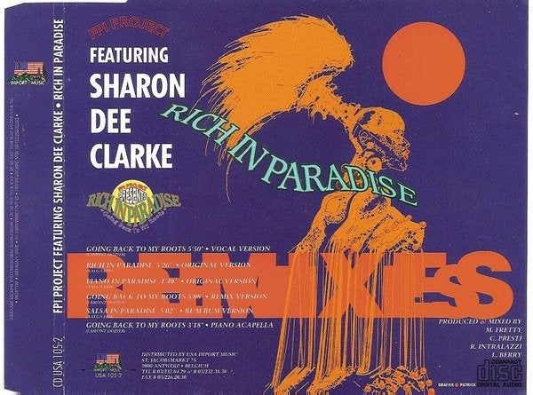 FPI Project : Rich In Paradise CD Maxi Single, Cd's en Dvd's, Ophalen of Verzenden, Zo goed als nieuw, Dance en House