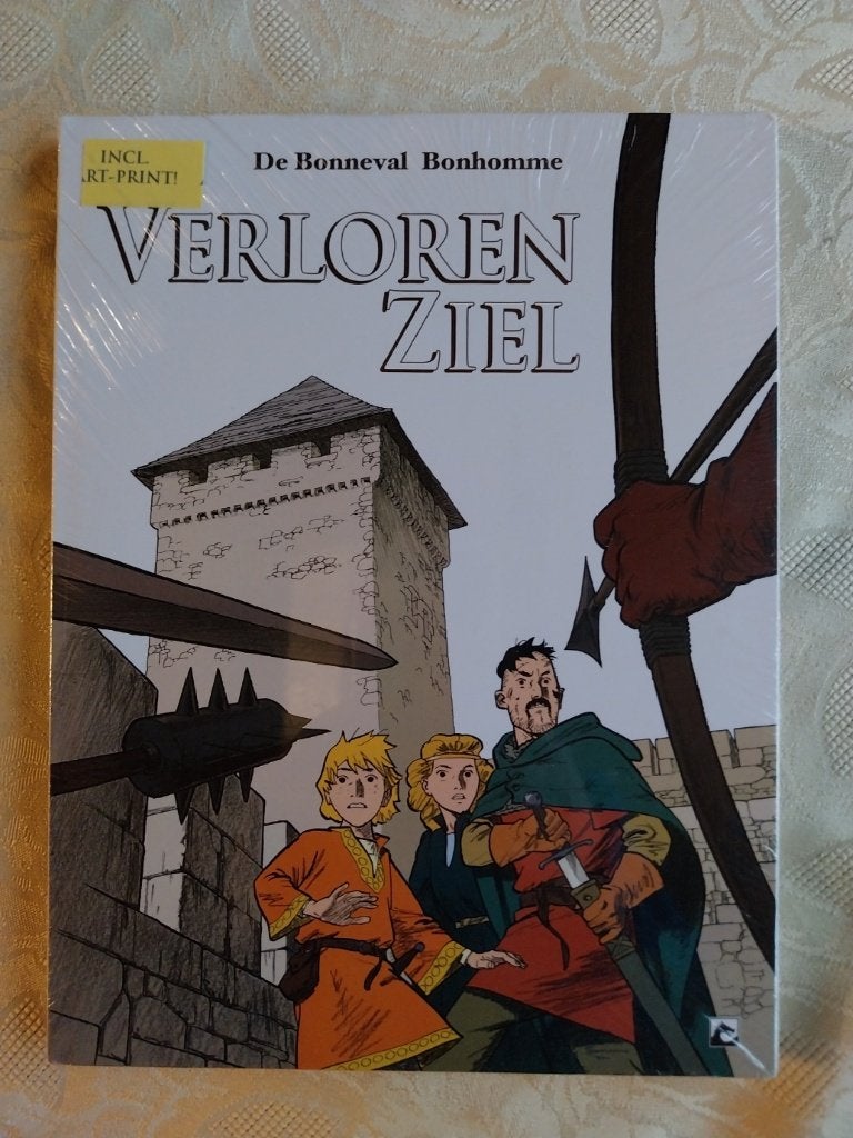Luxe stripboek " Verloren Ziel " H.C. + Prent, Eén stripboek, Ophalen of Verzenden, Nieuw