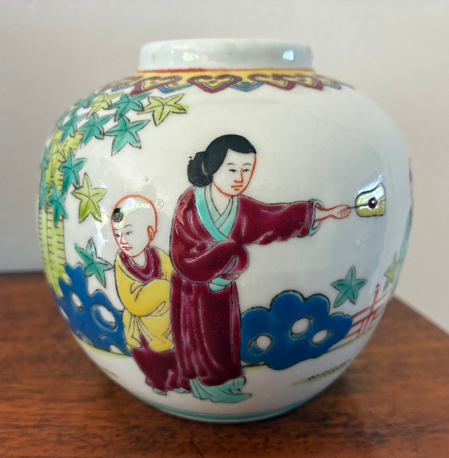 Vintage Chinese gemberpot, Ophalen of Verzenden