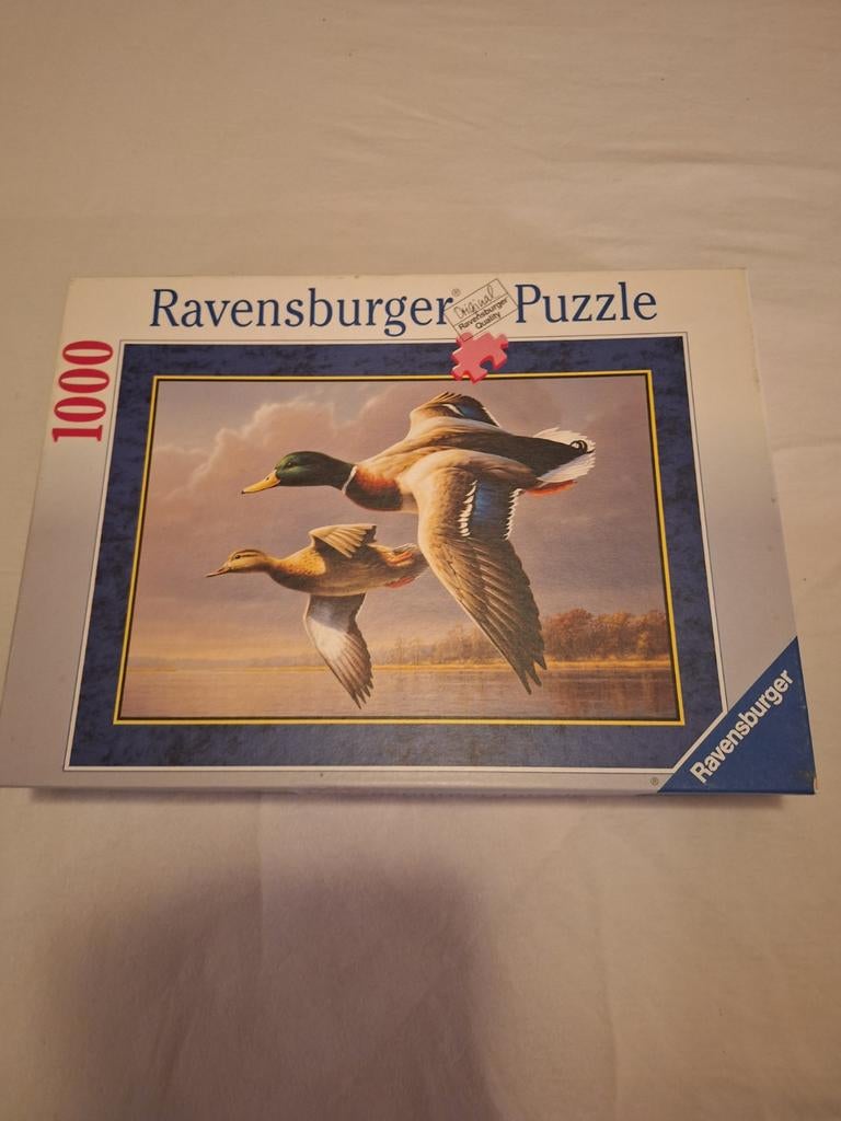 Ravensburger puzzel 1000st wilde eende, Verzenden, 500 t/m 1500 stukjes, Zo goed als nieuw