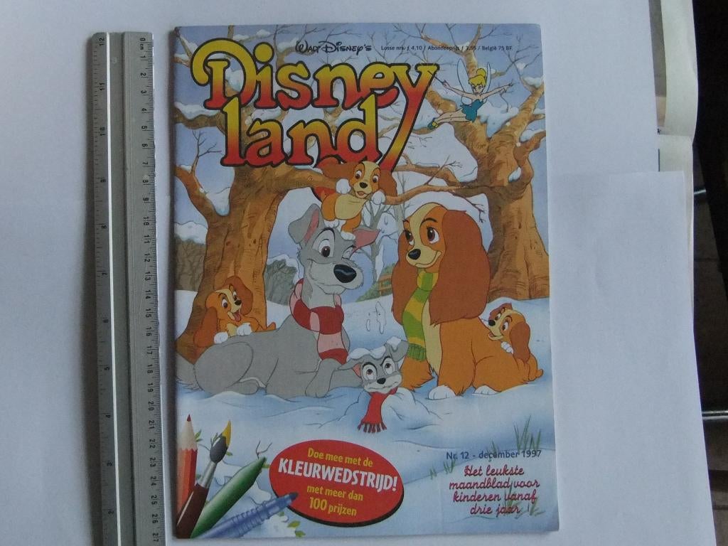 disney land magazine zo goed als nieuw (4A), Verzenden, Overige figuren, Zo goed als nieuw, Overige typen