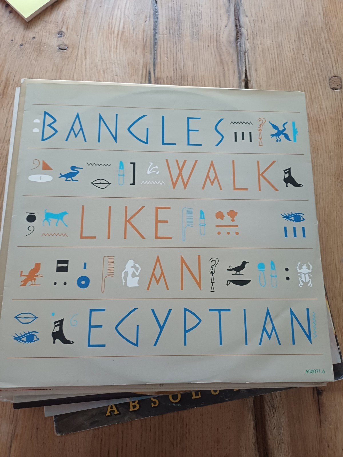 Bangles - Walk Like An Egyptian 12 inch vinyl single, Cd's en Dvd's, Vinyl | Pop, Gebruikt, Pop, Ophalen of Verzenden, EP