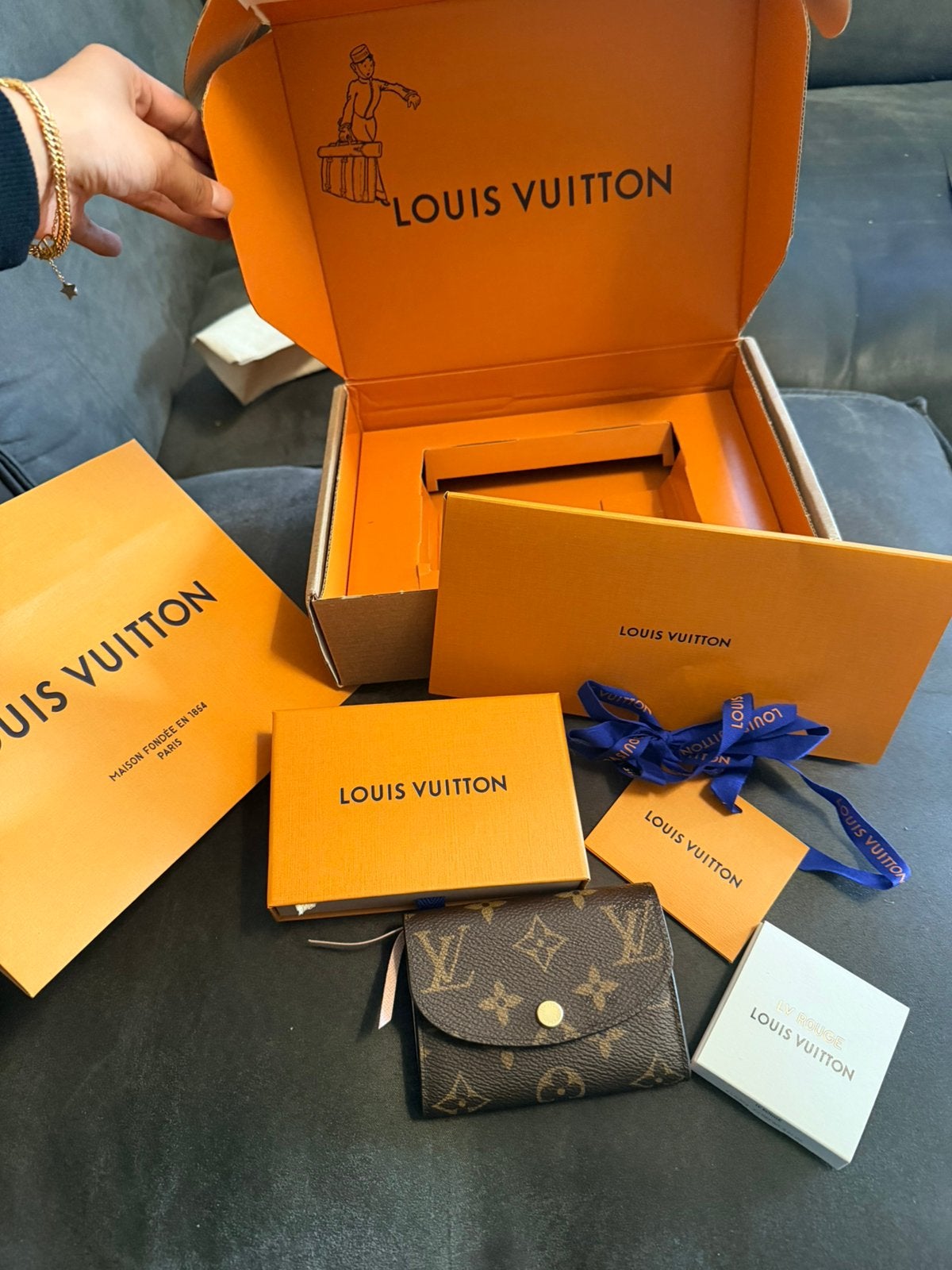 Louis vuitton portemonnee, Sieraden, Tassen en Uiterlijk, Beige, Nieuw, Leer, Ophalen