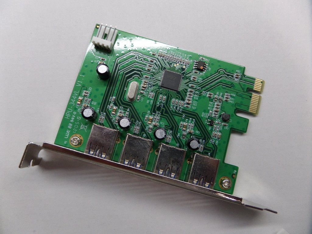 usb3 uitbreidingskaart - 4 poorten - HPU-344-VL, Ophalen, Zo goed als nieuw, Intern