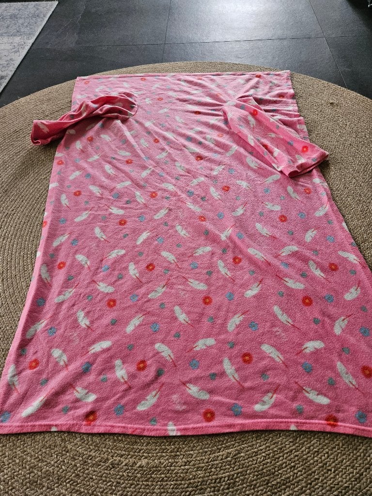 Fleece deken met mouwen van lief! Lifestyle, Ophalen of Verzenden, Zo goed als nieuw, Roze, Lief!