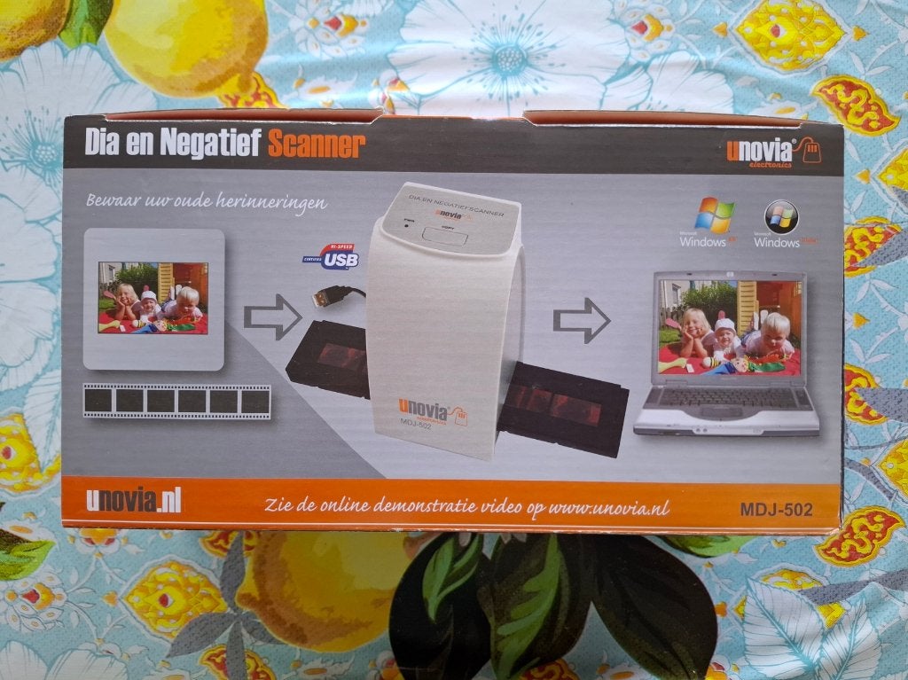 Dia en Negatief Scanner, Computers en Software, Ophalen of Verzenden, Zo goed als nieuw, Diascanner