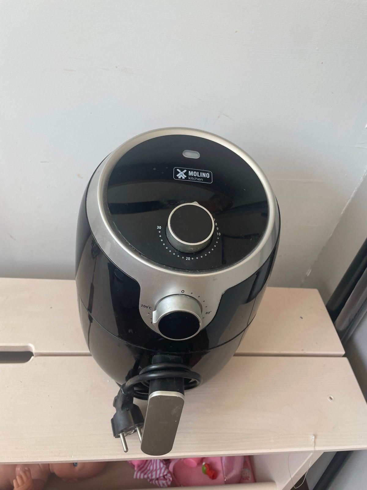 Molino Kitchen Airfryer - Compacte heteluchtfriteuse, Ophalen, Gebruikt, Airfryer, Minder dan 750 gram