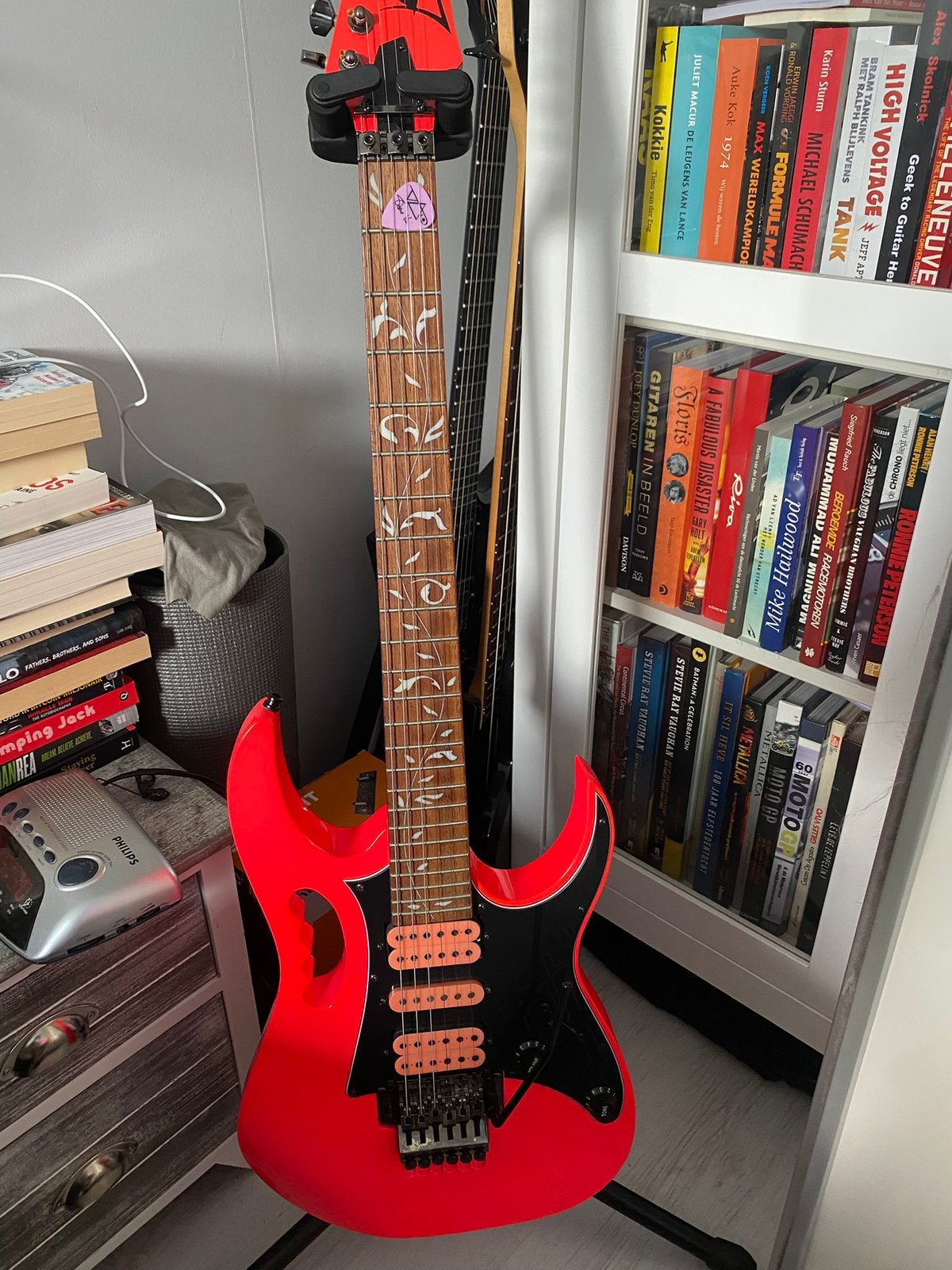 Ibanez JEM Jr. in pink, Ophalen, Zo goed als nieuw, Solid body, Ibanez