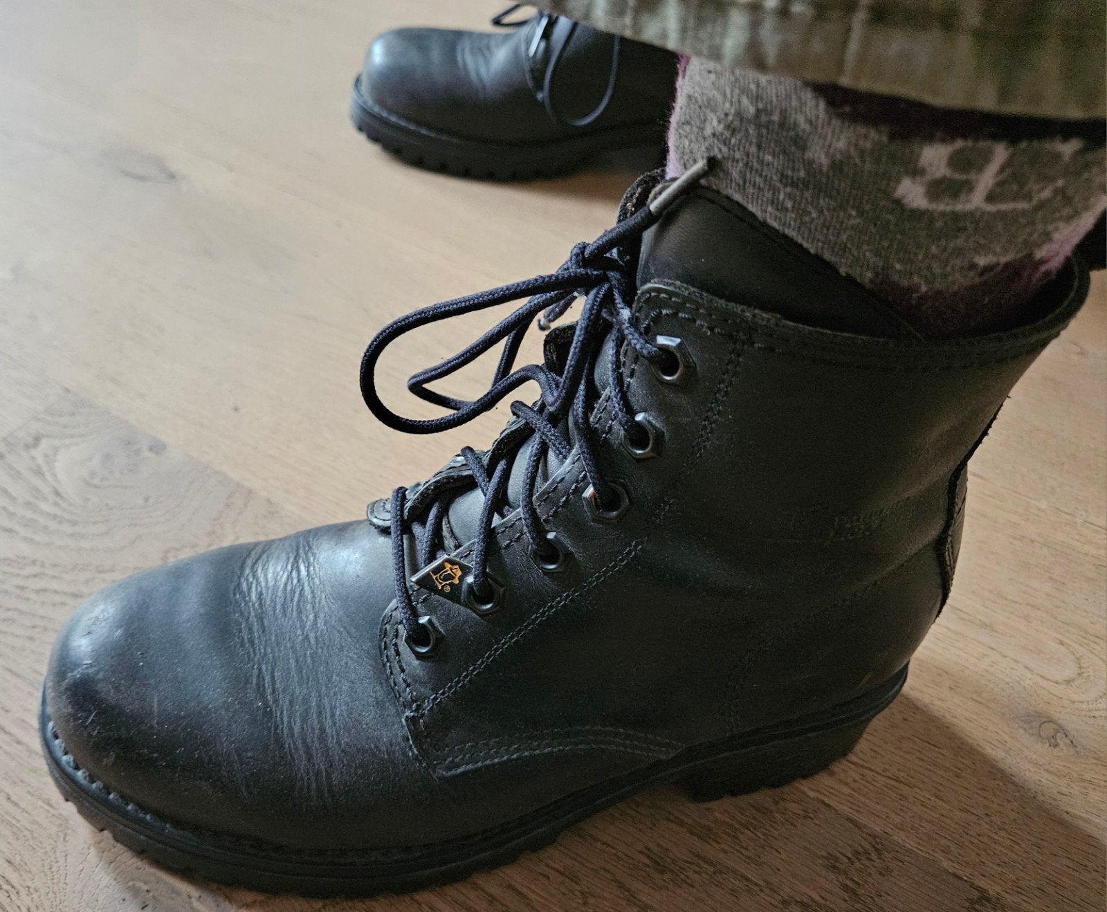 Stoere veterboots M40 Panama Jack, Ophalen of Verzenden, Zo goed als nieuw, Zwart