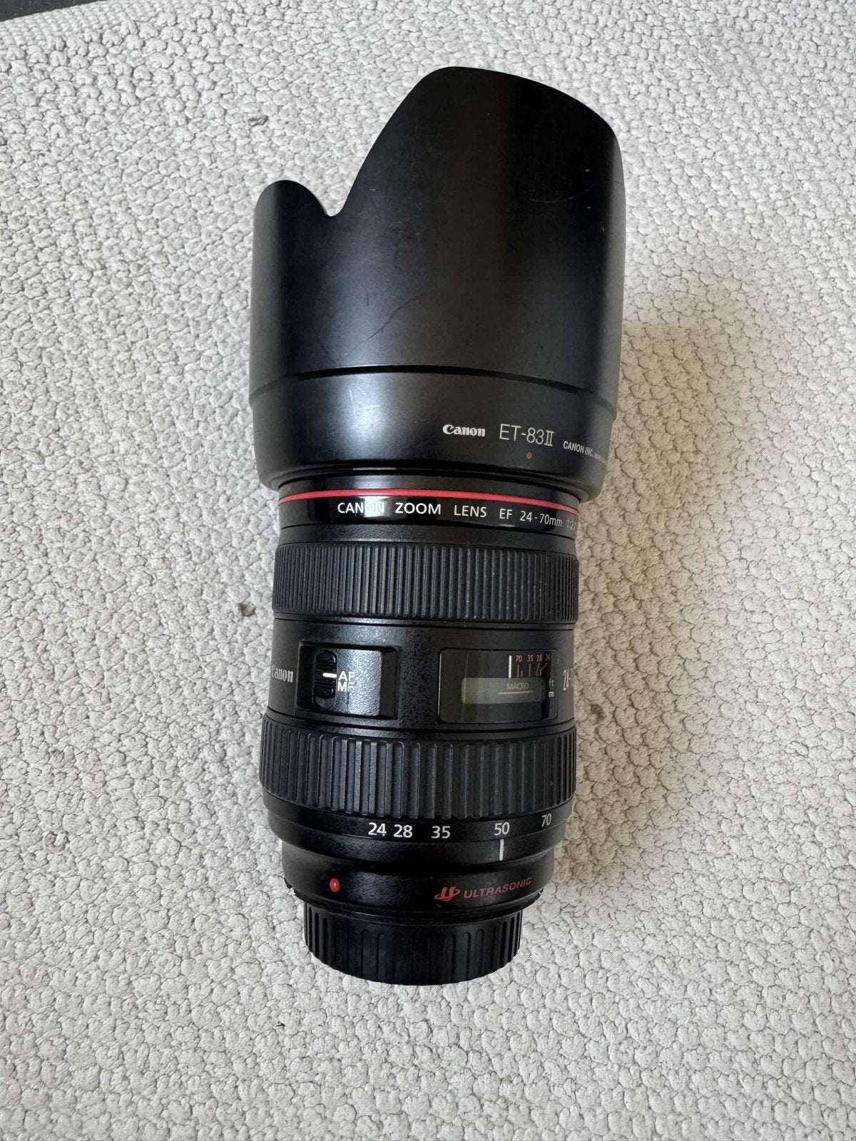 Canon EF 24-70mm F2.8 L USM lens + zonnekap, Audio, Tv en Foto, Fotografie | Lenzen en Objectieven, Ophalen of Verzenden, Standaardlens