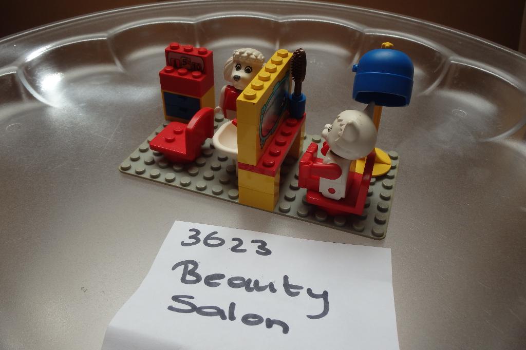 Lego Fabuland Beauty Salon, Kapsalon, Kapper, 3623, Kinderen en Baby's, Speelgoed | Duplo en Lego, Gebruikt, Lego, Ophalen of Verzenden