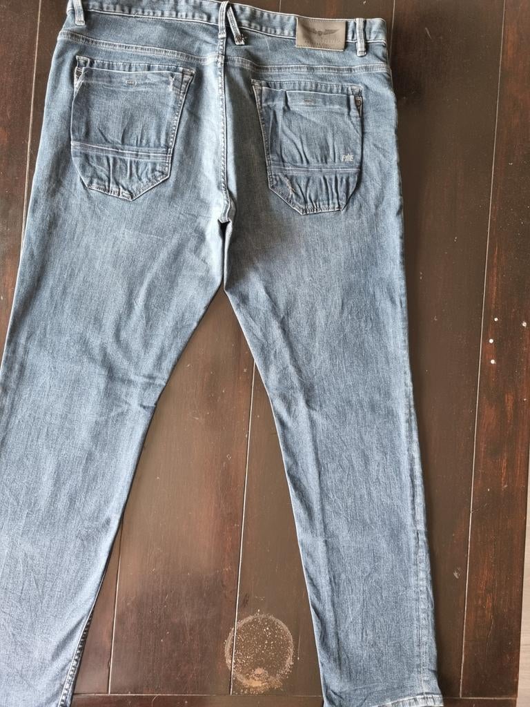 PME LEGEND SKYMASTER REGULAR STRETCH TAPERED FIT SIZE 38/32, W36 - W38 (confectie 52/54), Blauw, Ophalen of Verzenden, Zo goed als nieuw