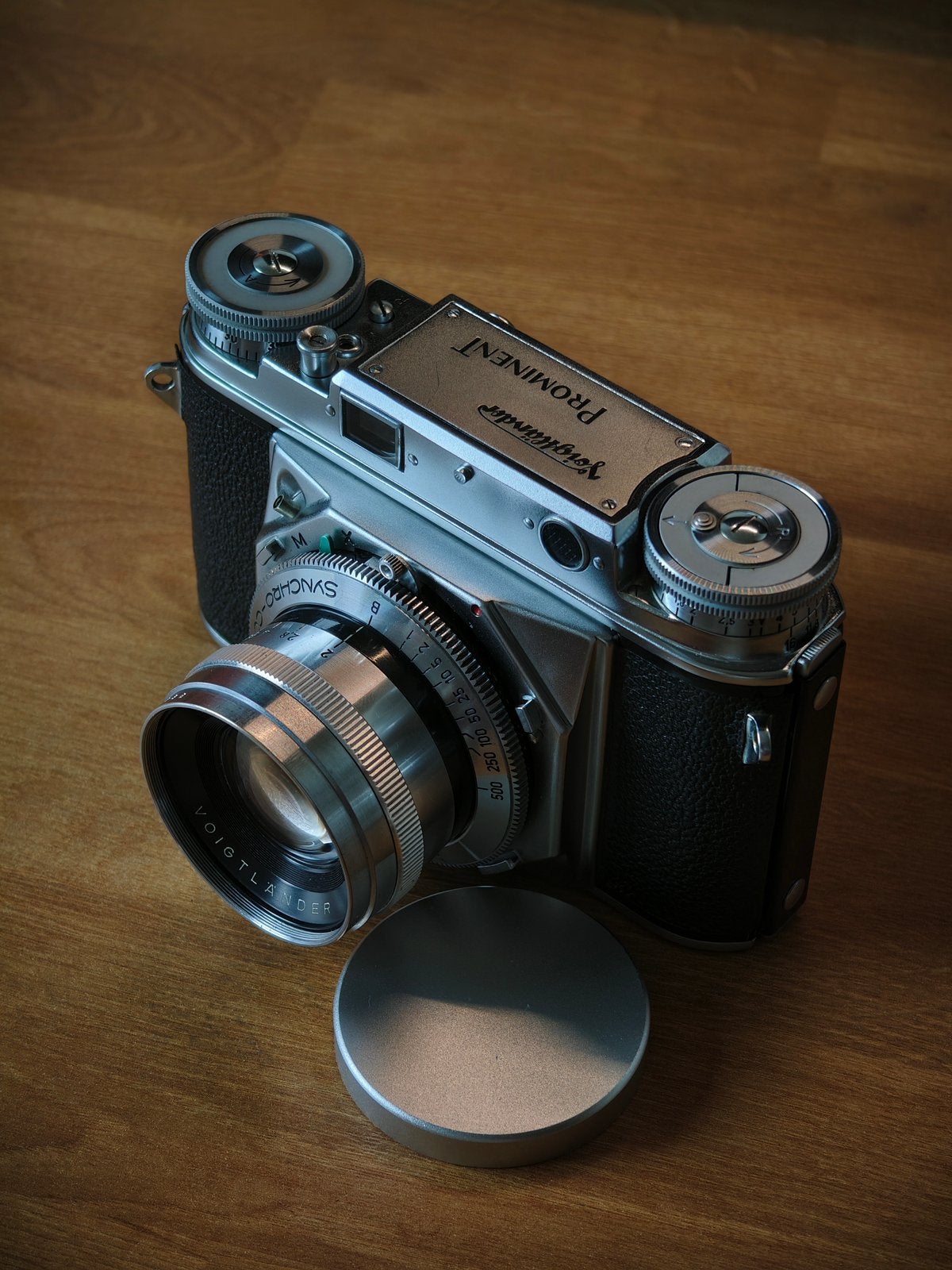 Voigtländer Prominent + Ultron 50mm f/2 – Recently Serviced, Ophalen, Gebruikt, Compact, Overige Merken