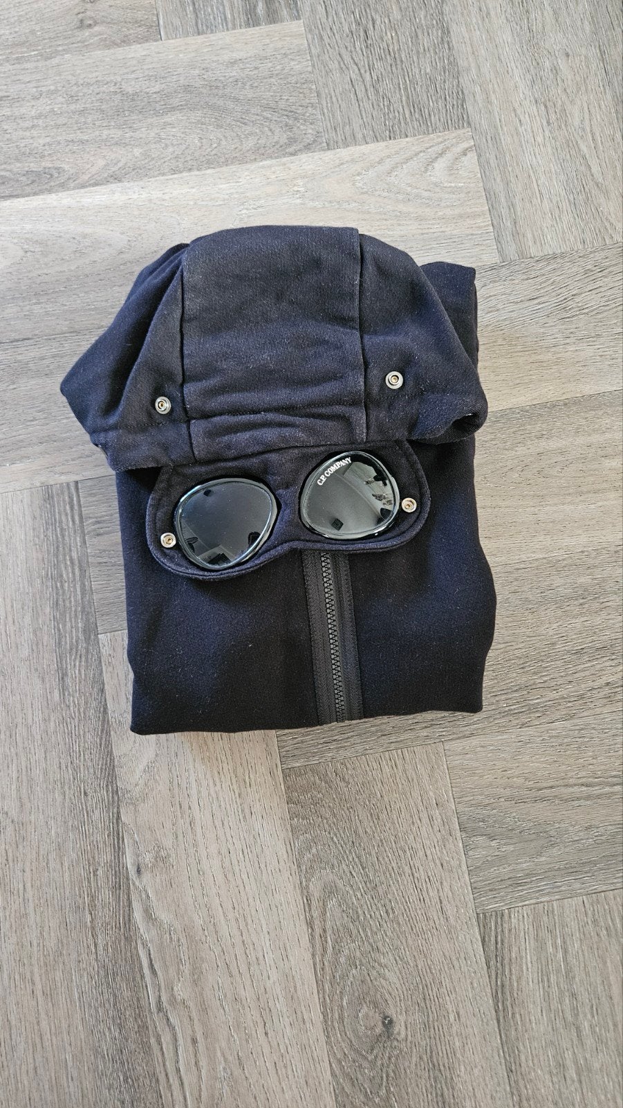 CP Company Hoodie met Goggles - Zwart, Kleding | Heren, CP Company, Maat 48/50 (M), Zwart, Ophalen of Verzenden