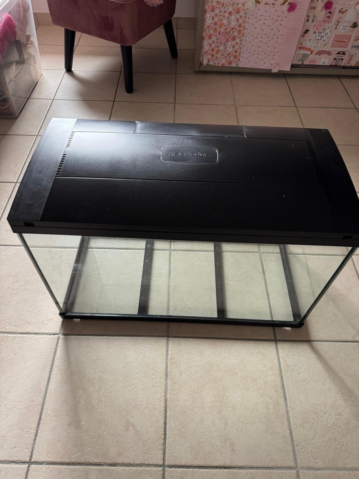 Aquarium 90 L, Dieren en Toebehoren, Vissen | Aquaria en Toebehoren, Ophalen, Zo goed als nieuw, Leeg aquarium