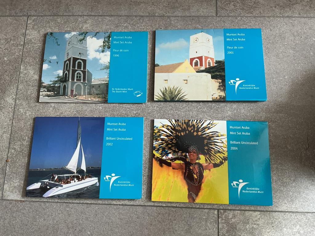 ARUBA Muntset 4 jaren, Ophalen of Verzenden