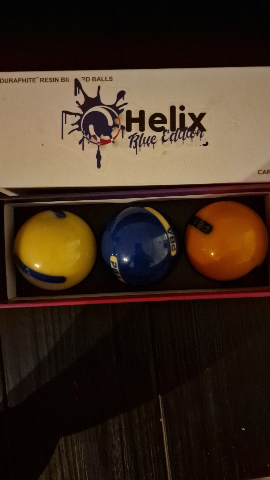 Gloednieuwe Helix Blue Edition Biljartballen, Ophalen of Verzenden, Nieuw, Keu of Ballen