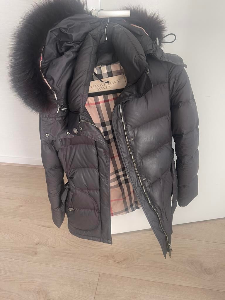 Burberry dames jas, Kleding | Dames, Ophalen of Verzenden, Zo goed als nieuw, Maat 34 (XS) of kleiner, Zwart