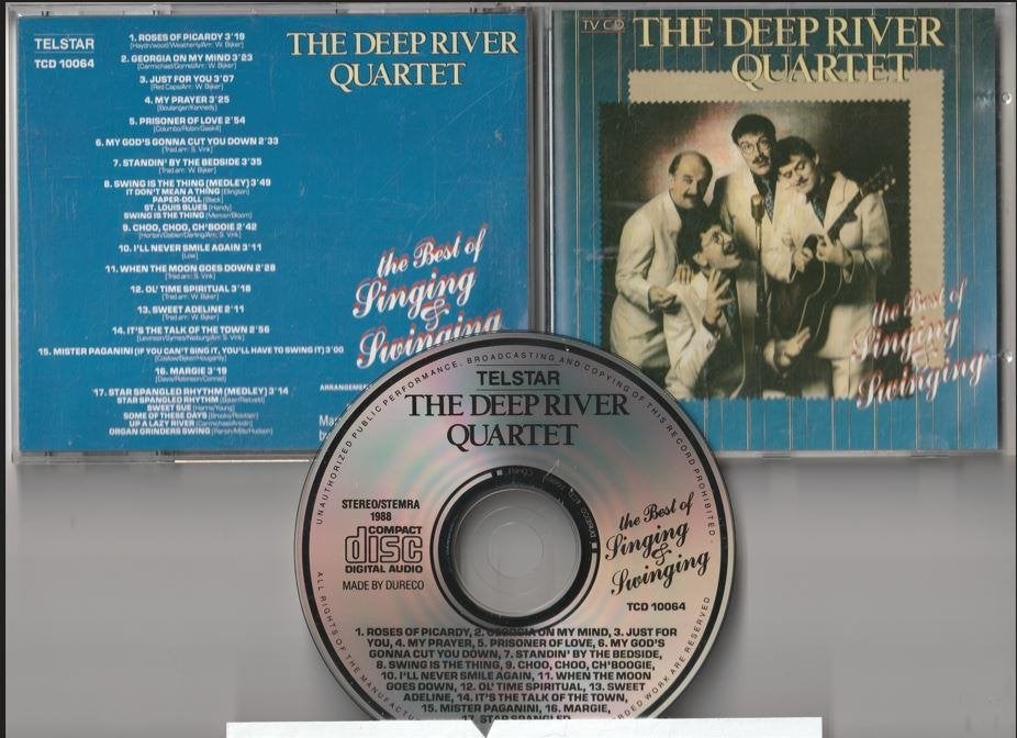 The Deep River Quartet - The Best Of Singing & Swinging, Ophalen of Verzenden, Gebruikt, Jazz