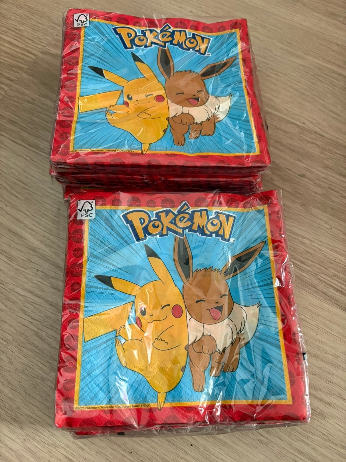 Nieuwe servetten Pokemon, Hobby en Vrije tijd, Feestartikelen, Ophalen of Verzenden, Nieuw, Versiering, Verjaardag