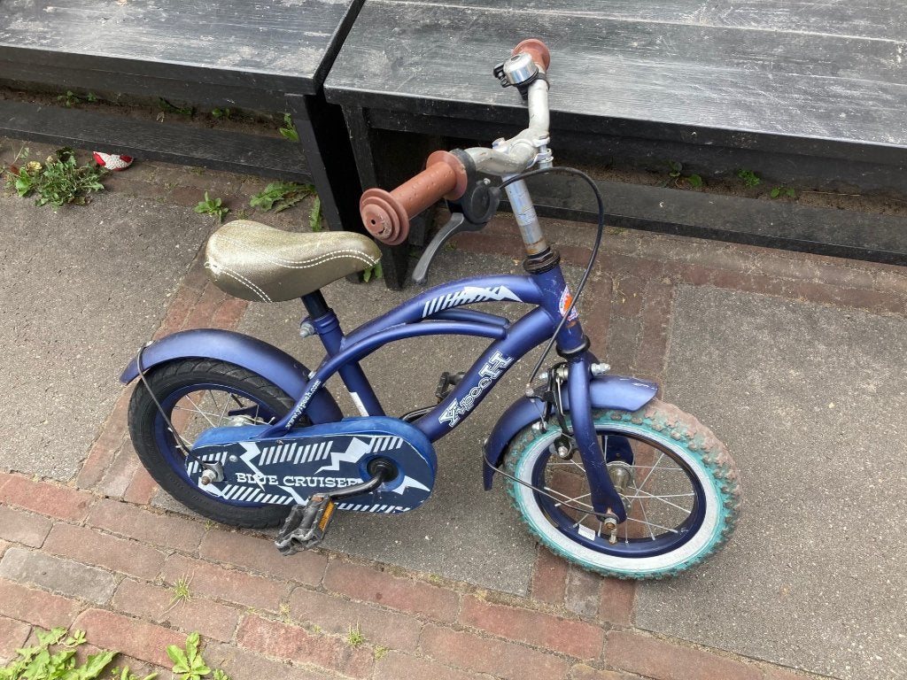 Leuk kinderfietsje - YipeeH (Blue Cruiser), Terugtraprem, Gebruikt, Ophalen of Verzenden, Minder dan 16 inch