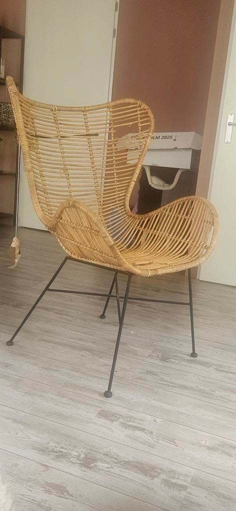 Rotan Egg Chair - Stijlvolle en comfortabele fauteuil, Huis en Inrichting, Ophalen, Bohemian, Modern, Scandinavisch, Overige kleuren