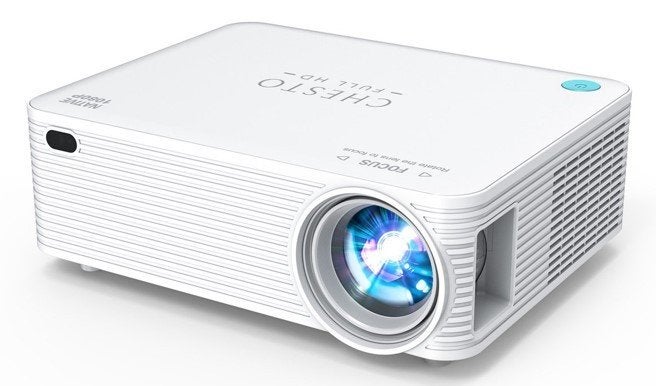 Voor het WK: Chesto Beamer Full HD en Projectiescherm set, Ophalen, Overige technologieën, Zo goed als nieuw, Full HD (1080)