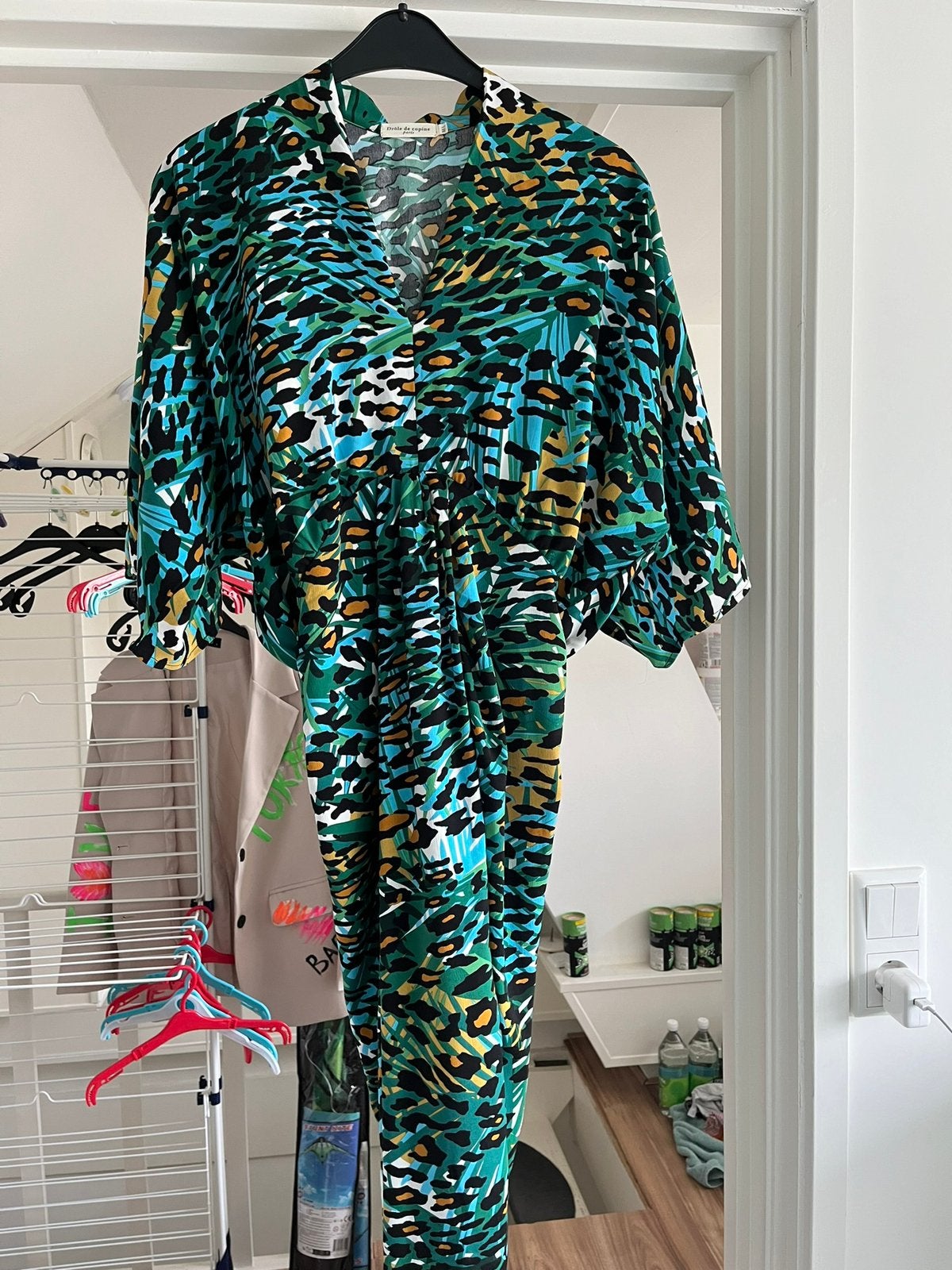 Jurk drôle de copine maat M/L, Ophalen of Verzenden, Zo goed als nieuw, Maat 38/40 (M), Onder de knie