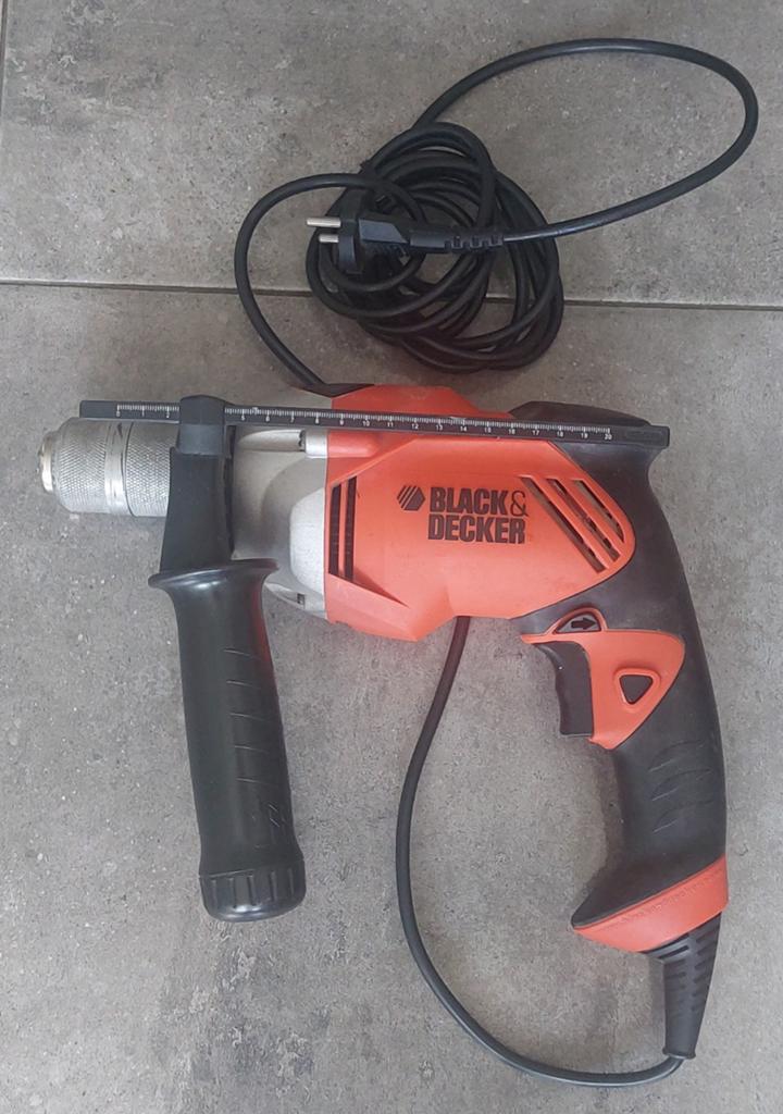 Black & Decker klopboormachine KR70 / 730 watt, Doe-het-zelf en Verbouw, Gereedschap | Boormachines, Boormachine, 600 watt of meer