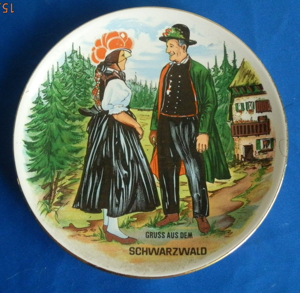 Al721 schwarzwald wandbord -- doorsnee 16,5 cm -, Ophalen of Verzenden, Zo goed als nieuw